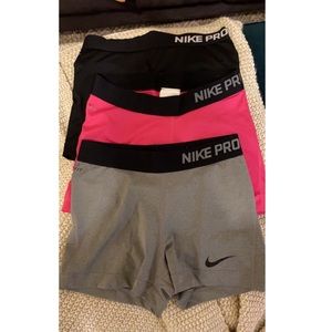 Three Nike Spandex - Size Small